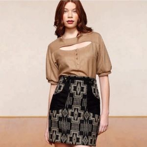 L Anthro x Pendleton Portland Collection Skirt